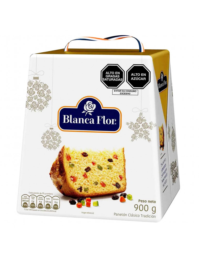 BLANCA FLOR PANETÓN CAJA X 900 GR