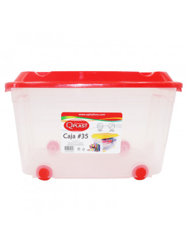 CAJA ORGANIZADORA C/RUEDAS N°35