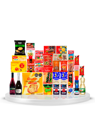 CESTO NAVIDEÑO ELEGANTE 2025 2