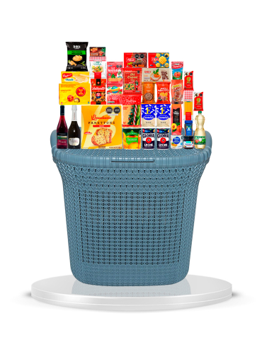 CESTO NAVIDEÑO ELEGANTE 2025