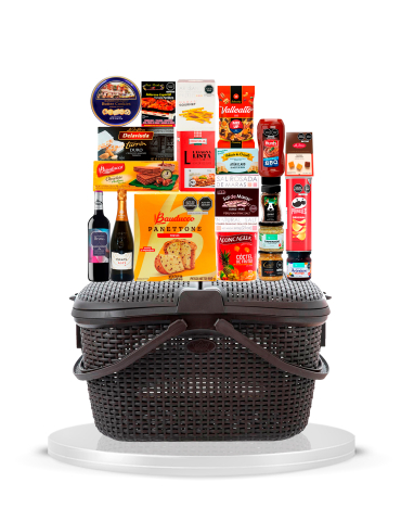 CANASTA NAVIDEÑA RATAN 2025