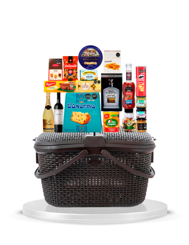 CANASTA NAVIDEÑA RATAN GOURMET 2025