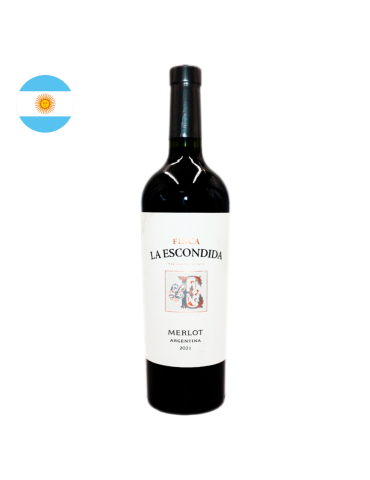 FINCA LA ESCONDIDA VINO TINTO MERLOT X 750 ML