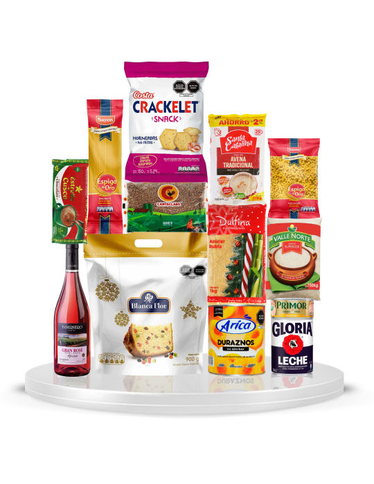 CAJA NAVIDEÑA PAPA NOEL