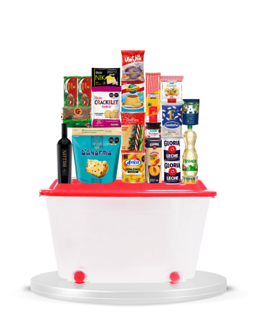 CAJA ORGANIZADORA NAVIDEÑA ELEGANTE