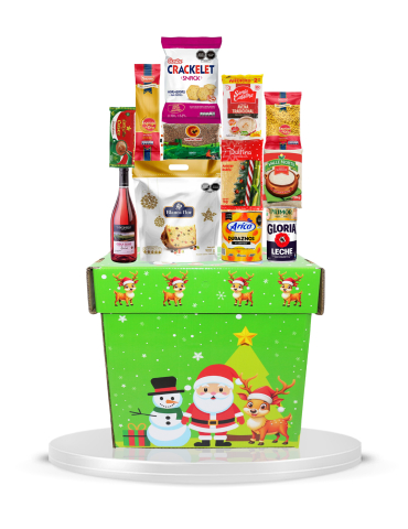 CAJA NAVIDEÑA PAPA NOEL