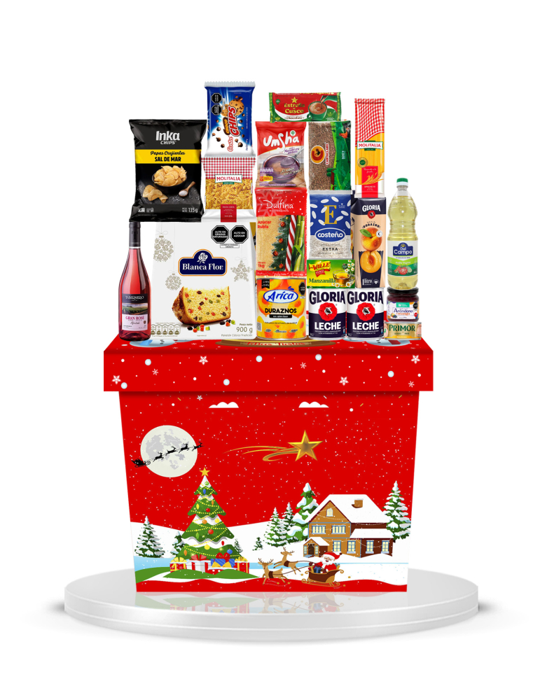 CAJA NAVIDEÑA SÚPER FAMILIAR